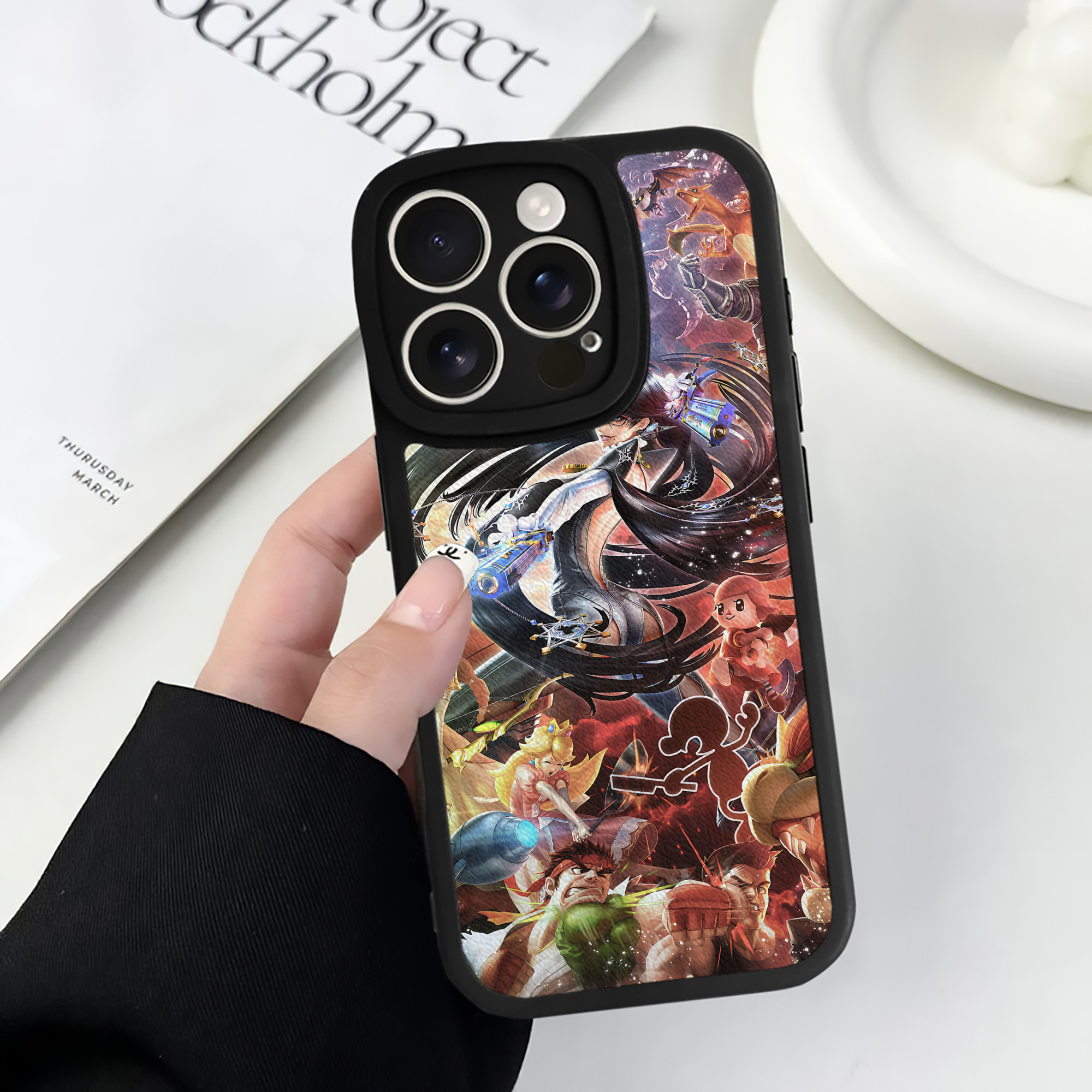 （画像用） ポケットモンスター Pokémon 【iPhone 16シリーズ対応】シリコンスマホケース（レザー調） 材質：シリコン